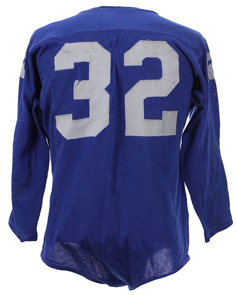 Lot Detail - 1956-60 Detroit Lions #32 Home Jersey (MEARS LOA)