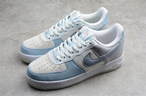 Nike Air Force 1 07 Light Blue White AO2425-400 – Men Air Shoes