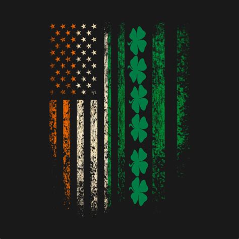 Irish american flag - Irish American Flag - T-Shirt | TeePublic