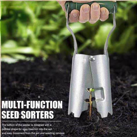 Seedling Tube Transplanter Agriculture Garden Seed Lifter Tool Easy To Operate Seeder for ...