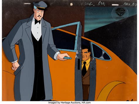 Batman: The Animated Series Alfred and Bruce Wayne Production Cel | Lot ...