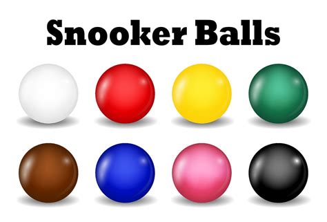 snooker balls set on a white background 2271906 Vector Art at Vecteezy