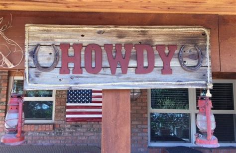 Rustic Welcome/howdy Sign - Etsy