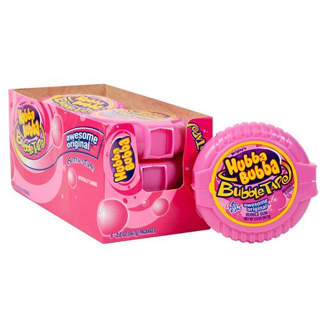 Hubba Bubba Tape Gum Original 6 Ct | Nassau Candy