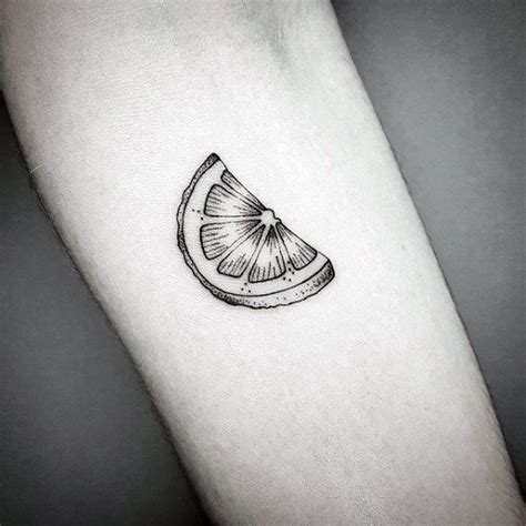 50 Lemon Tattoo Designs For Men - Citrus Fruit Ink Ideas