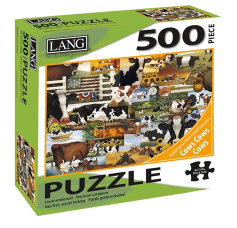 LANG HERRERO'S COWS PUZZLE - 500 PC - Walmart.com