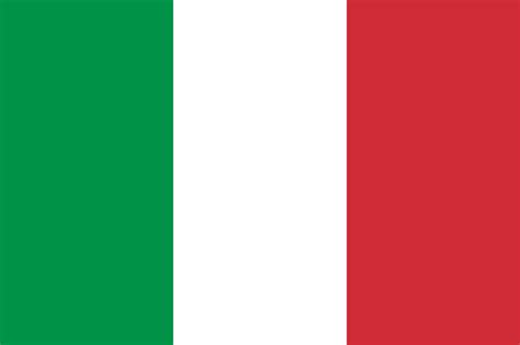 The official flag of the Italy