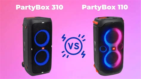 JBL Partybox 310 vs 110: Breaking Down the Differences