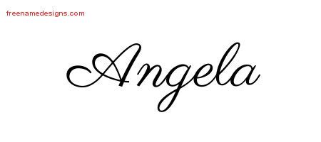 angela Archives - Free Name Designs