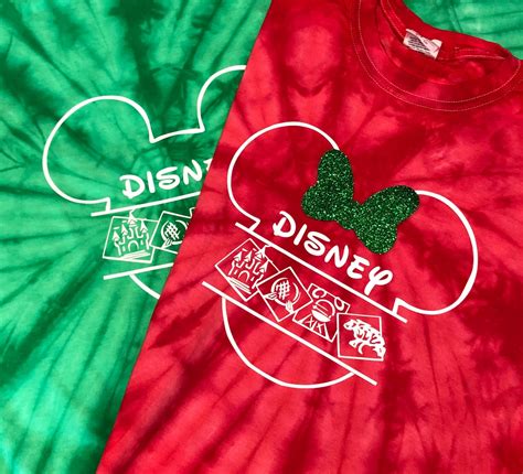 Disney Christmas Shirts Disney Family Shirts Disney Tie - Etsy