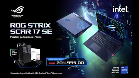 ROG Strix SCAR 17 SE and Flow X16 Gaming Laptops Introduced in PH, Priced