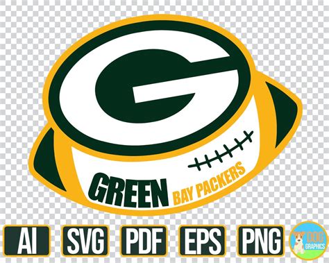 Green Bay Packers SVG NFL Football Sports Logo for Cricut | Etsy