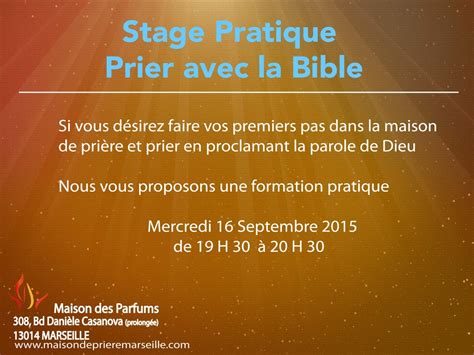 Stage Pratique Prier Avec la Bible – Maison des Parfums Marseille v2