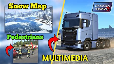 🚚Truckers Of Europe 3! - Multimedia, Snow Map, 3 lanes road and more ...