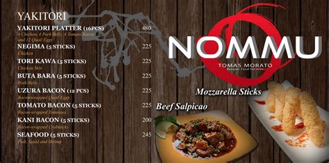 NOMMU TOMAS MORATO – Appetizing Adventure