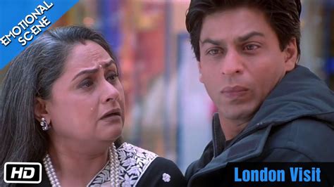 London Visit - Emotional Scene - Kabhi Khushi Kabhie Gham - Shahrukh Khan, Amitabh Bachchan ...