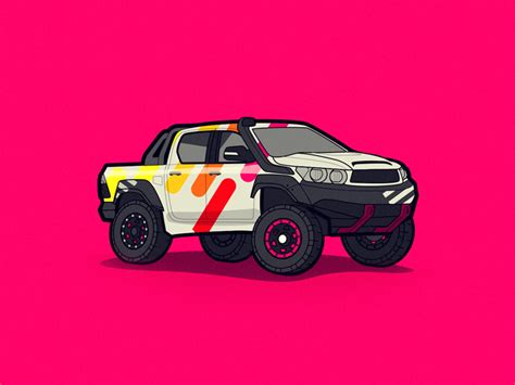 Hilux Vector Design by Mehdi Sohrabi on Dribbble