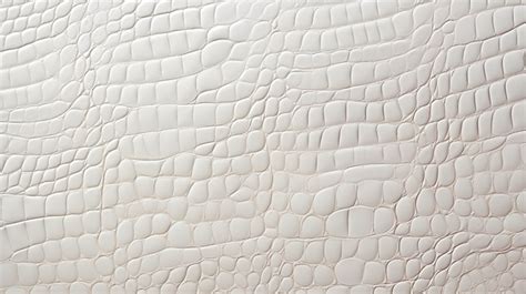 Large Grained Background Of Glossy White Crocodile Textured Leather, Leather Pattern, Leather ...