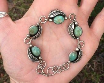 Items similar to Turquoise Stone Bracelet on Etsy