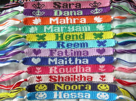 Bracelet Tool Galleries: Friendship Bracelet Name Patterns