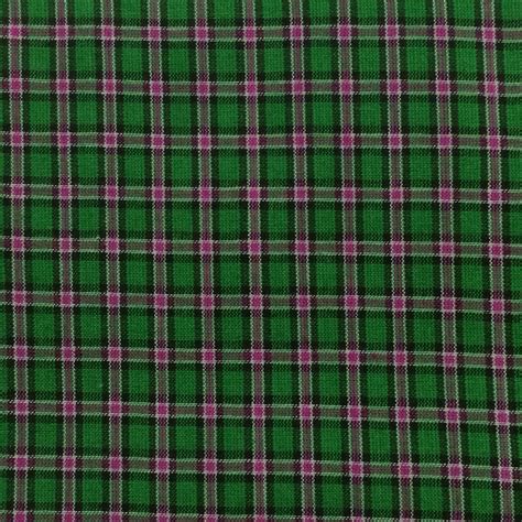 100% Cotton Green and Purple Plaid Homespun Fabric By The Yard | Etsy