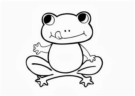 Print & Download - Frog Coloring Pages Theme for Kids