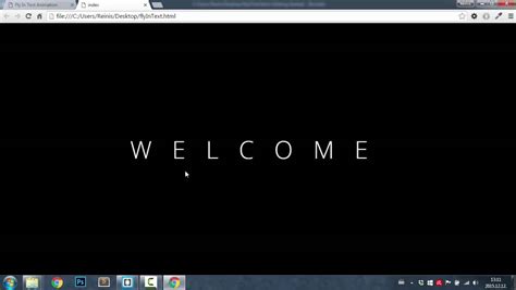 Fly In CSS3 Text Animation || HTML, CSS, jQuery - YouTube