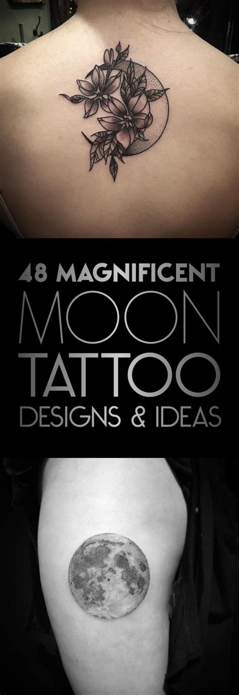 48 Magnificent Moon Tattoo Designs & Ideas - TattooBlend