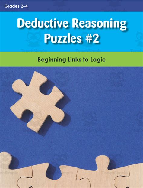 Deductive Reasoning Puzzles #2: Beginning Links to Logic by Teach Simple