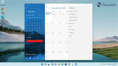 Closer Look: Calendar app integration in Windows 11 – The Filibuster Blog