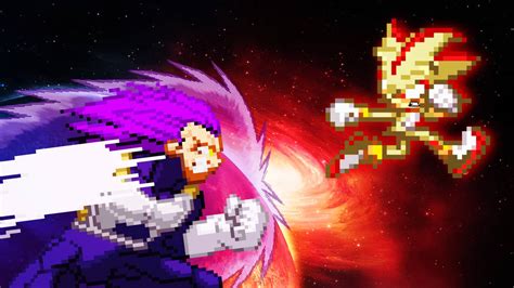 Vegeta vs Shadow Sprite Art by D2thag23 on DeviantArt