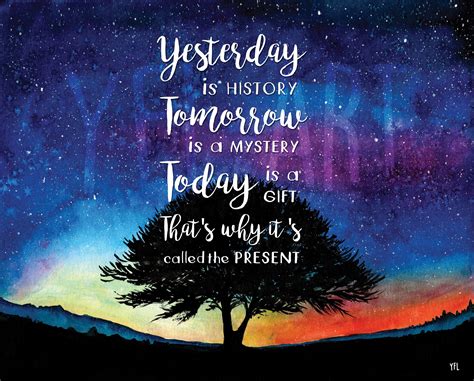 Kung Fu Panda Yesterday is history Tomorrow is a mystery | Etsy | History quotes, Be present ...