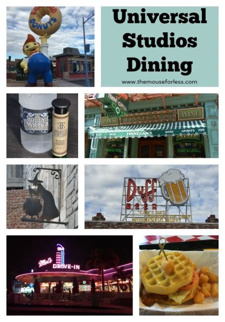 Universal Studios Dining Guide at Universal Orlando Resort