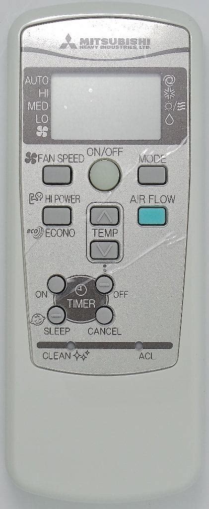 ORIGINAL MITSUBISHI Air Conditioner Remote Control RKX502A001B – Remote ...