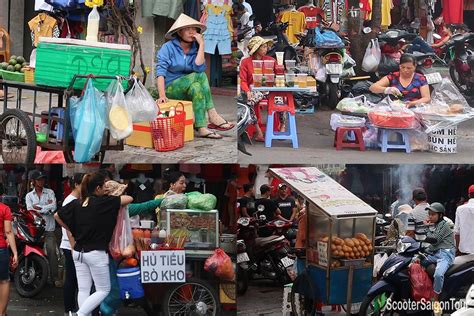 Tan-Binh-Market-street-food-vendors - Scooter Saigon Tours