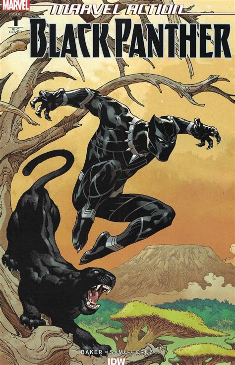 Marvel Action Black Panther #1 1:50 Gabriel Rodriguez Retailer RI-C ...