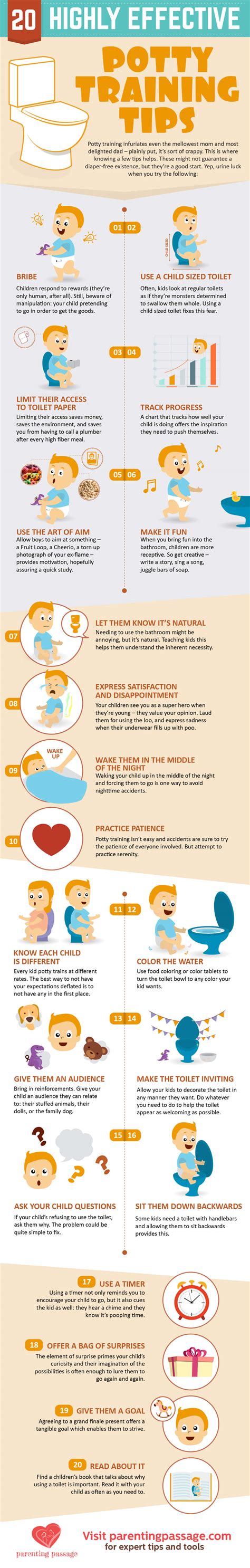 20 Highly Effective Potty Training Tips [Infographic]