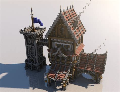 Large Medieval House Minecraft Schematic