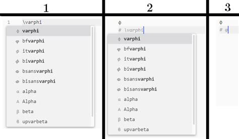 \varphi displayed as \phi in code but not in comment · Issue #39 ...