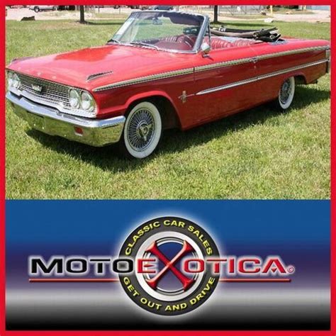 1963 Ford Galaxie XL Convt Red | Motoexotica Classic Cars