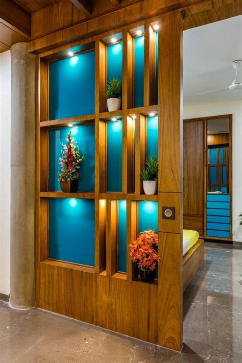 Latest Style Wooden Wall Partition designs in 2022 | Wall partition ...