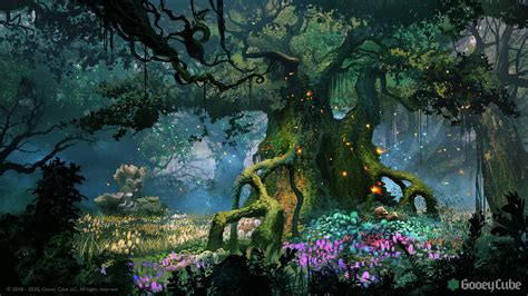 ArtStation - The Feywyrd forest