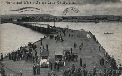 Municipal Wharf Santa Cruz, CA Postcard