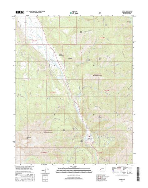 MyTopo Ouray, Colorado USGS Quad Topo Map