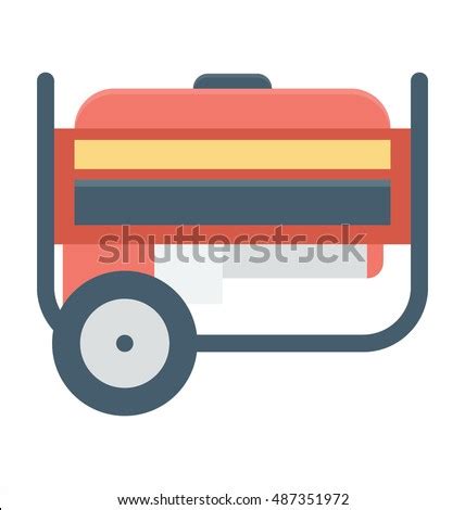 Generator Vector Icon Stock Vector 487202356 - Shutterstock