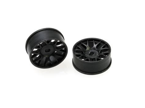 PN Racing Mini-Z AWD Machine Cut BBS Front Wheel F1 Black