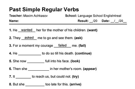 Past Simple Worksheets - prntbl.concejomunicipaldechinu.gov.co