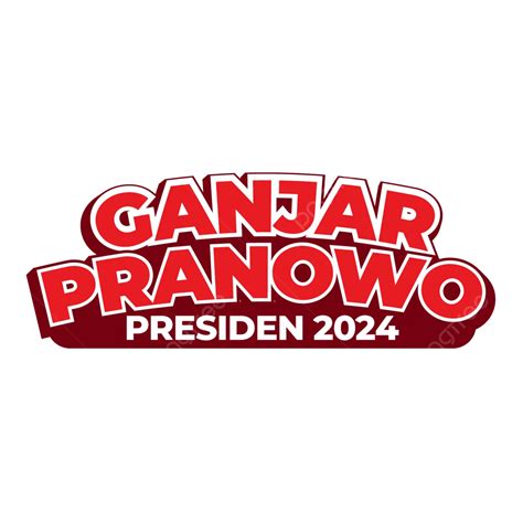 Ganjar Pranowos Logo For The Presidential Candidate Vector, Reward ...