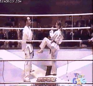 Karate kicks demonstration GIF - Find on GIFER