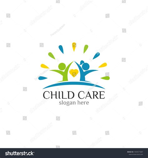 Childcare Foundation Icon Vector Logo Design Stock Vector (Royalty Free ...